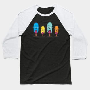 Zombie Ice-cream Baseball T-Shirt